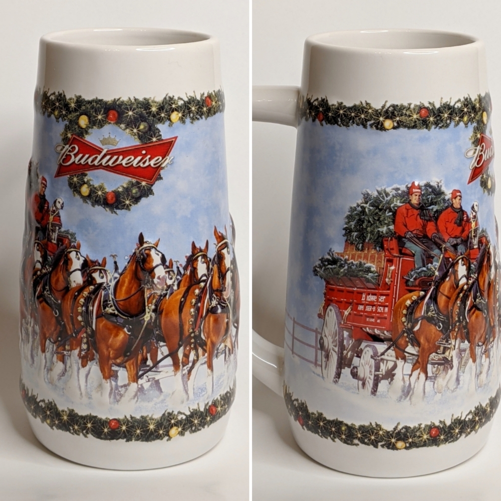 2009 Budweiser Clydesdale Holiday Tradition Mug
